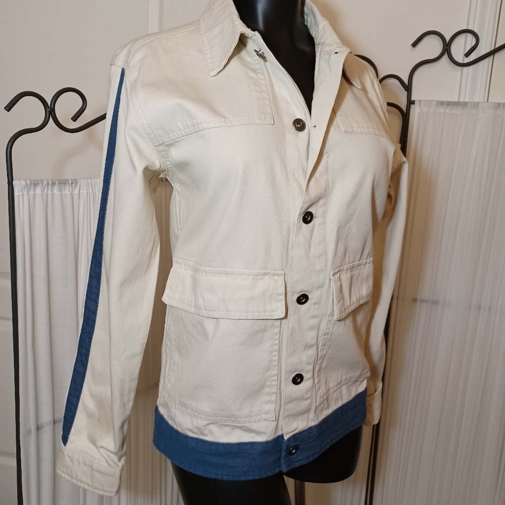 NWT Retro Denim Utility Shacket!